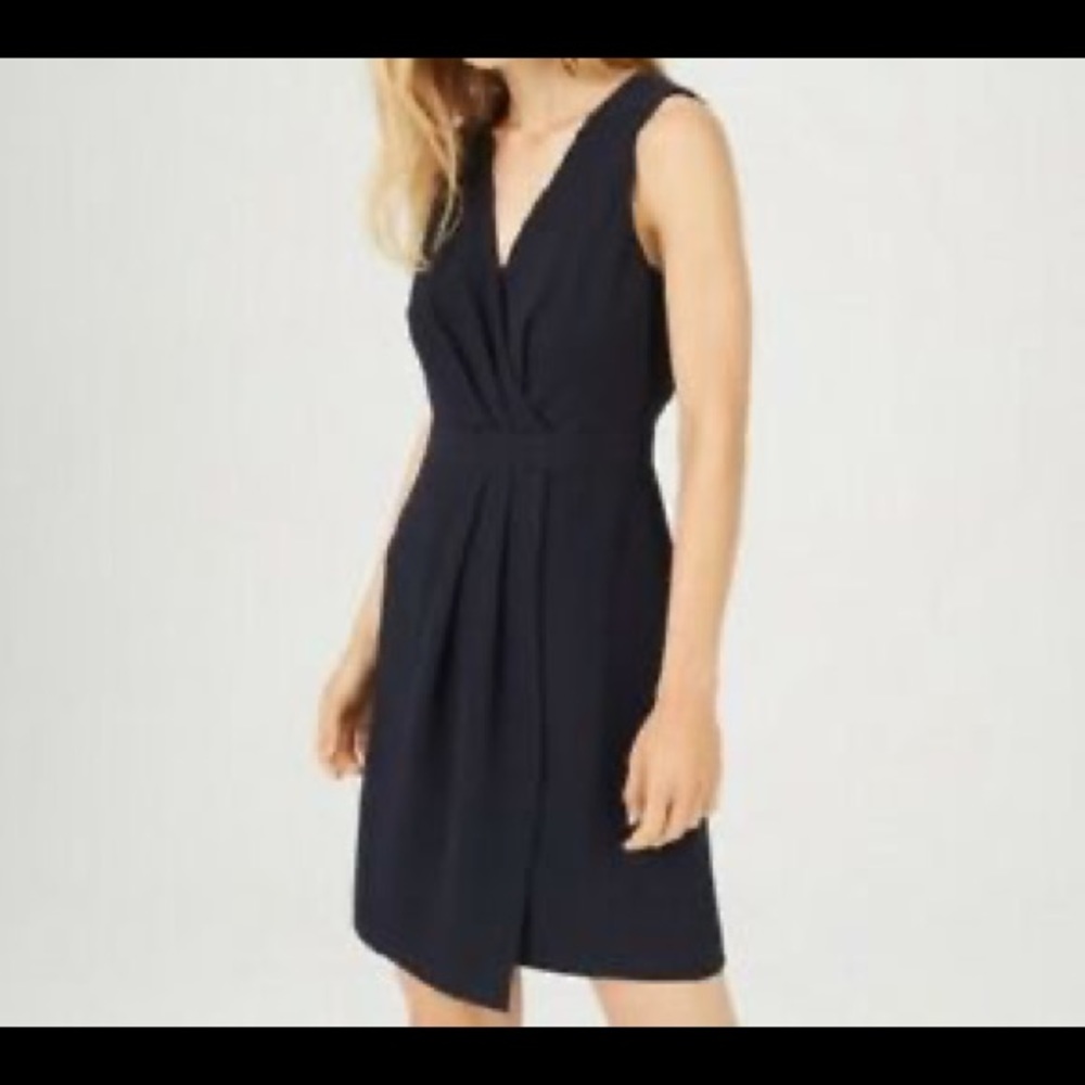 Club Monaco Winona Pleat Front Dress